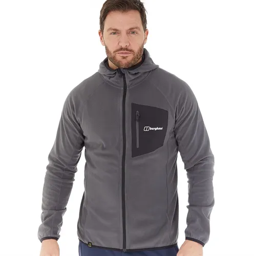 Berghaus Mens Kedron Eco Fleece Hooded Jacket Grey