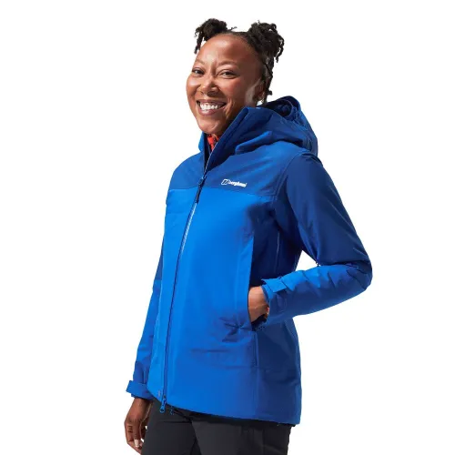 Berghaus Womens Highland Storm 3L Waterproof Jacket: Blue/Blue: 8