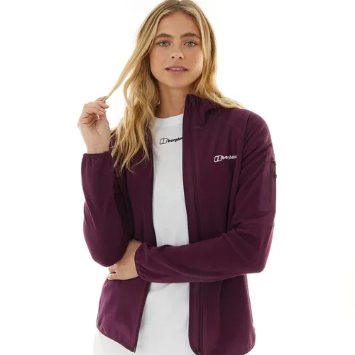 Berghaus Womens Kedron Eco Fleece Hooded Jacket Purple