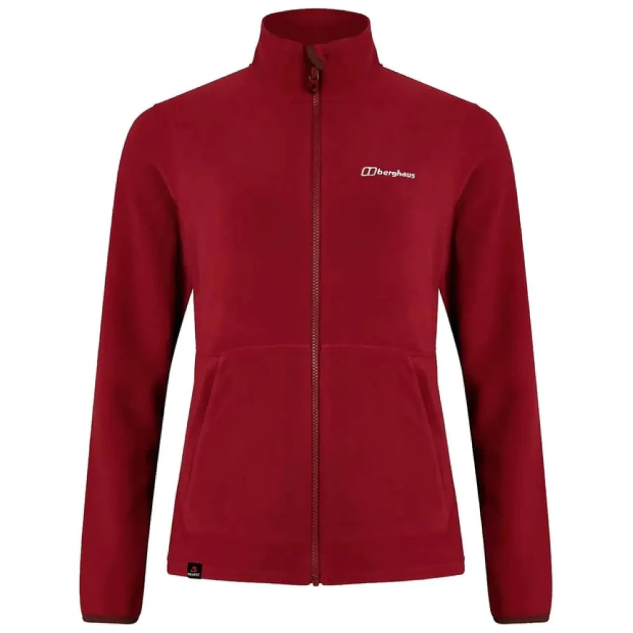 Berghaus Womens Prism 2 Micro Interactive Fleece Jacket: Dark Red: 14