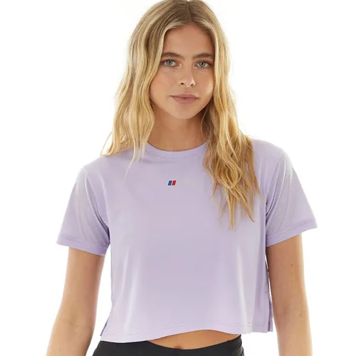 Berghaus Womens Wayside Boxy Tech T-Shirt Light Purple/Light Purple