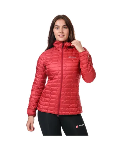 Berghaus Womenss Cuillin Insulated Hooded Jacket in Red
