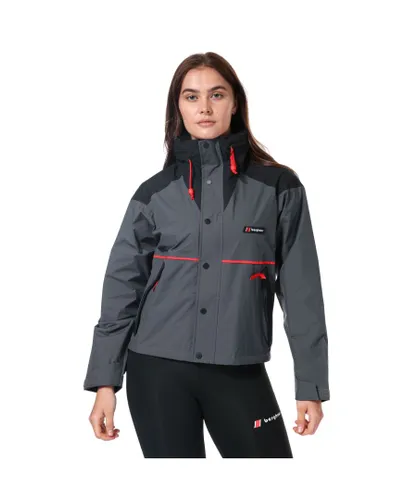 Berghaus Womenss Mayeurvate Short Shell Jacket in Grey black