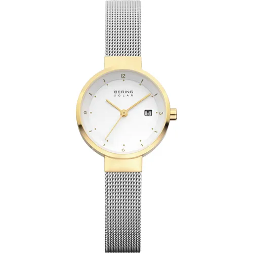 BERING Women Analog Solar Collection Watch with stainless