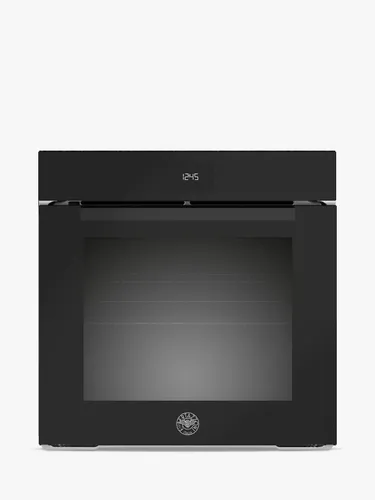 Bertazzoni Modern Series FMOD6115PLB2 60cm Built-In Electric Single Oven, Black Glass - Black Glass - Unisex