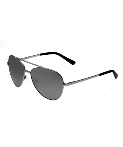 Bertha Womens Bianca Polarized Sunglasses - Black & Silver - One