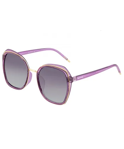 Bertha Womens Jade Polarized Sunglasses - Purple - One