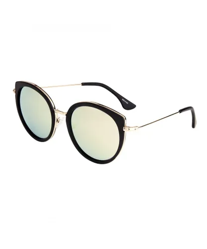 Bertha Womens Reese Polarized Sunglasses - Gold - One