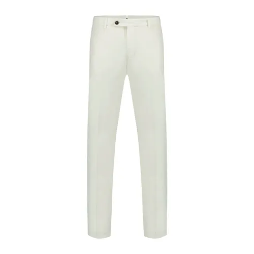 Berwich , Chino Pants in Latte Color ,White male, Sizes: