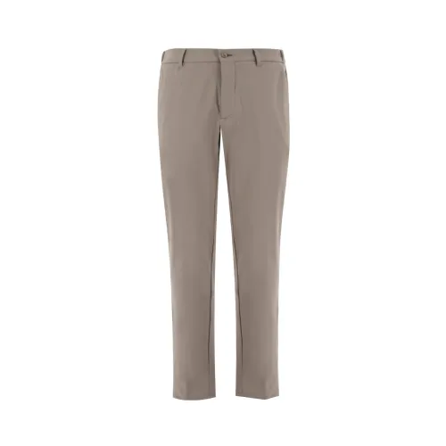 Berwich , Italian Men39 Tortora Trousers ,Gray male, Sizes: