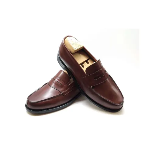 Berwick , Vintage Suede Loafers ,Brown male, Sizes: