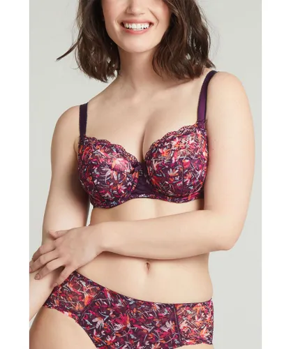 Bestform Womens 'Luccia Swing' Full Cup Underwired Non-padded Support Bra - Purple