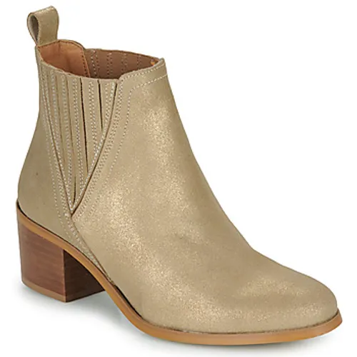 Betty London  LOLILOU  women's Low Ankle Boots in Gold