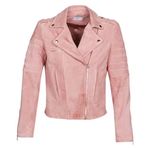 Betty London  MARILINE  women's Leather jacket in Pink