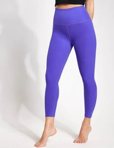Beyond Yoga Womens Spacedye High Waisted Cropped Leggings - XS - Purple, Purple