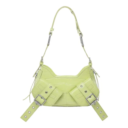 Biasia , Dynamic Lime Shoulder Bag ,Green female, Sizes: ONE SIZE