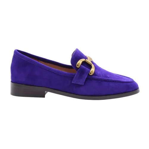 Bibi Lou , Stylish Folmer Loafers - Must-Have for Fashionable Women ,Blue female, Sizes: