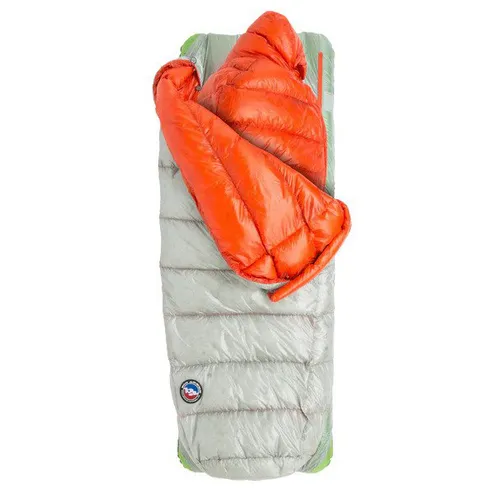 Big Agnes - Lost Ranger UL 3N1 15 - Down sleeping bag size Long - bis Körpergröße 198 cm, gray/orange