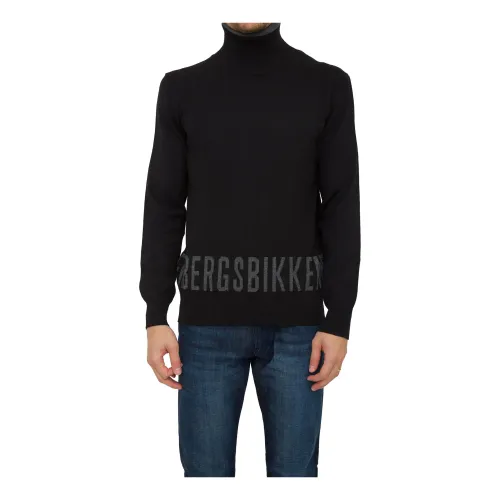 Bikkembergs , Black Shirt ,Black male, Sizes: