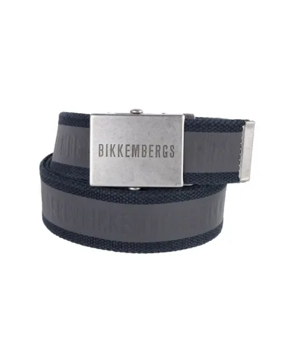 Bikkembergs Mens Cotton Belt with Classic Design - Black