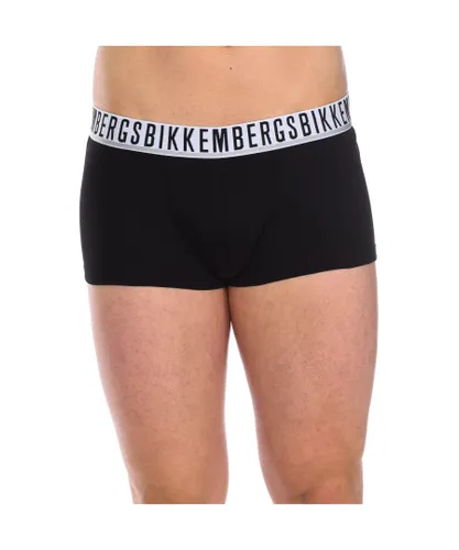 Bikkembergs Mens Pack-2 Boxer Essential anatomical front BKK1UTR01BI man - Black