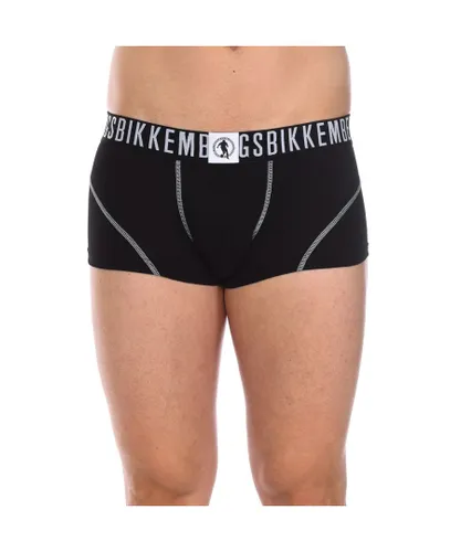 Bikkembergs Mens Pack-2 Boxers Fashion Pupino BKK1UTR06BI man - Black Cotton