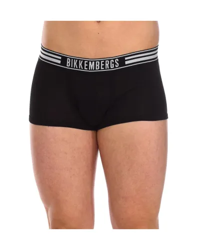Bikkembergs Mens Pack 2 Boxers Fashion Stripes - Black Cotton