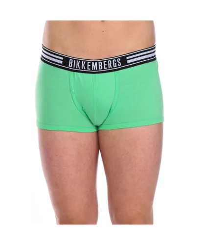 Bikkembergs Mens Pack 2 Boxers Fashion Stripes - Green