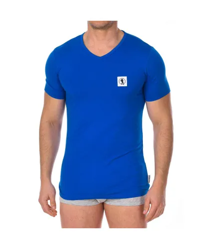 Bikkembergs Mens Pack 2 Fashion Pupino T-shirts - Blue
