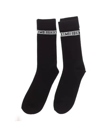 Bikkembergs Mens Pack-2 Long Cane Tennis Socks BK019 Men - Black