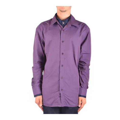 Bikkembergs , Shirts ,Purple male, Sizes: