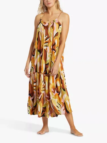 Billabong Sunflower Midi Beach Dress, Multi - Multi - Female