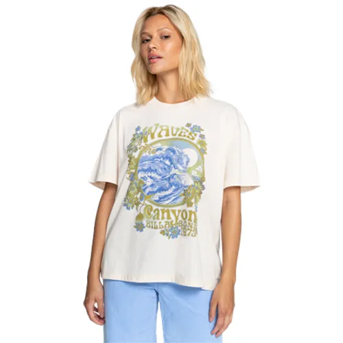 Billabong Waves In The Canyon T-Shirt - Antique White