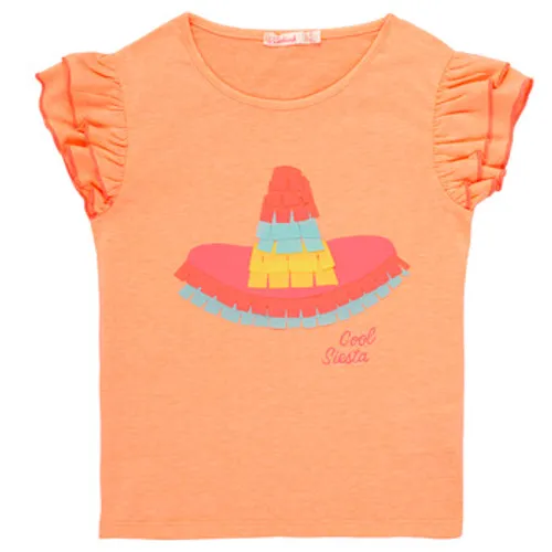 Billieblush  NORE  girls's Children's T shirt in Orange