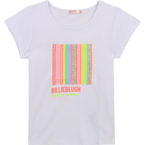 Billieblush  U15857-10B  girls's Children's T shirt in White