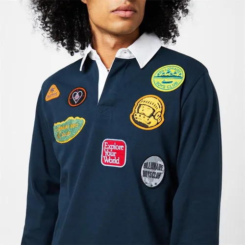 Billionaire Boys Club Bbc Patches Rugby Sn34 - Blue