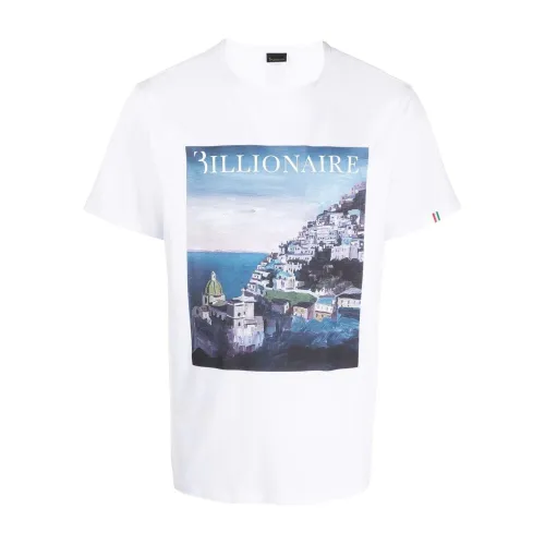 Billionaire , T-shirt Round Neck SS ,White male, Sizes: