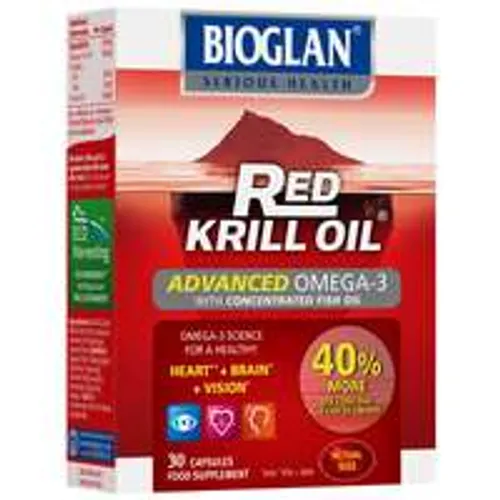 Bioglan Red Krill Oil Original + Fish Oil Capsules x 30