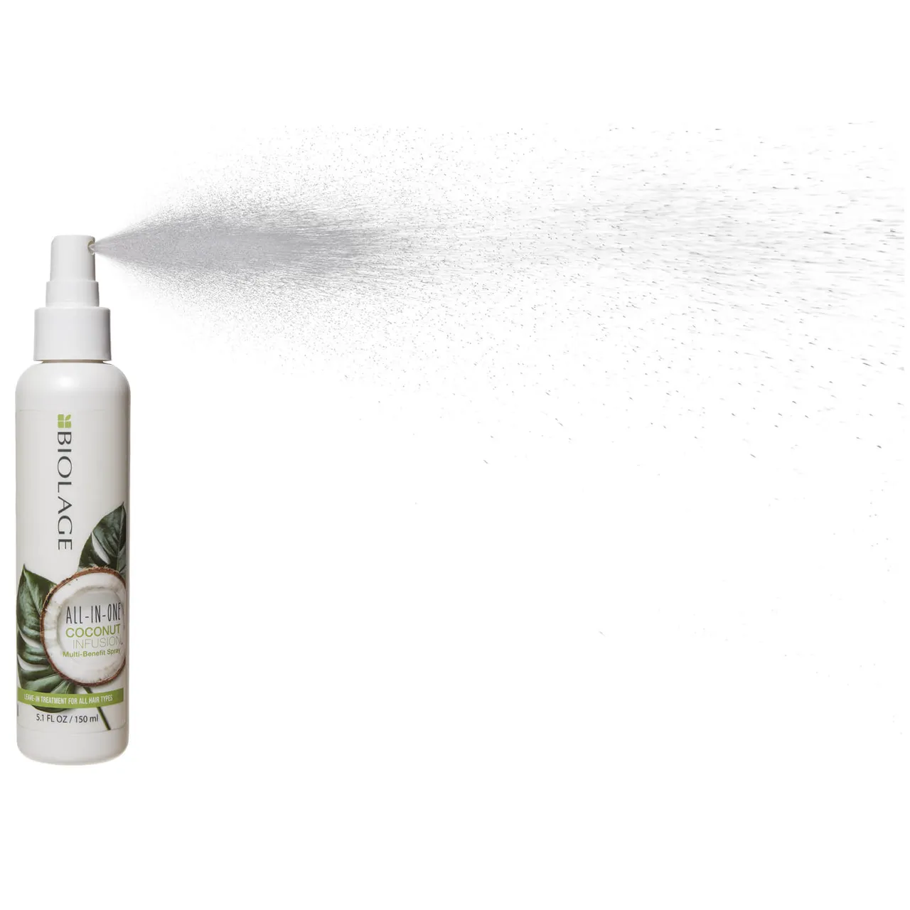 Biolage All-In-One Coconut Infusion Multi-Benefit Leave-In Spray for All Hair Types 150ml