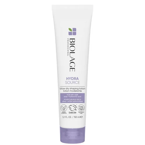 Biolage HydraSource Blow Dry Shaping Lotion with Aloe and Hyaluronic Acid For Dry Hair 150ml