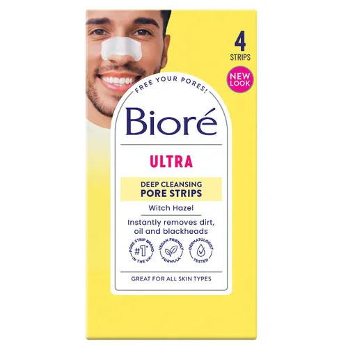 Biore Witch Hazel Ultra Deep Cleansing Pore Strips Nose