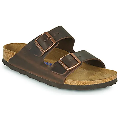 Birkenstock  ARIZONA SFB LEATHER  women's Mules / Casual Shoes in Brown