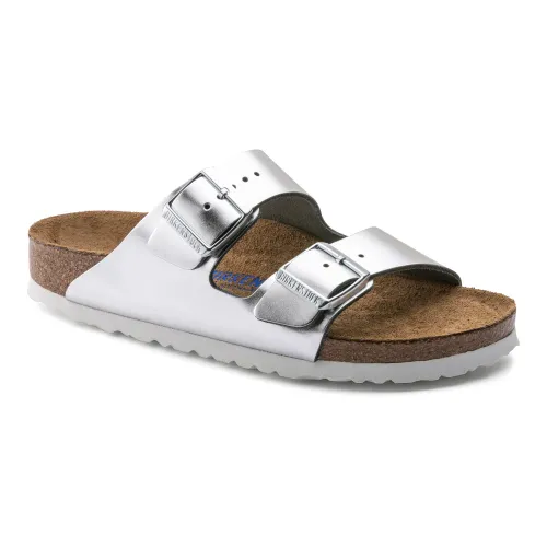 Birkenstock , Arizona Soft Footbed Sandals ,Gray female, Sizes:
