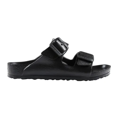 Birkenstock , Black Adjustable Strap Sandals ,Black unisex, Sizes: