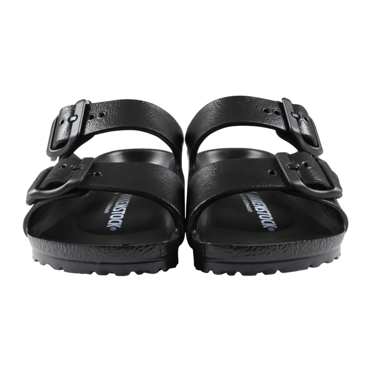 Birkenstock , Black Adjustable Strap Sandals ,Black unisex, Sizes: