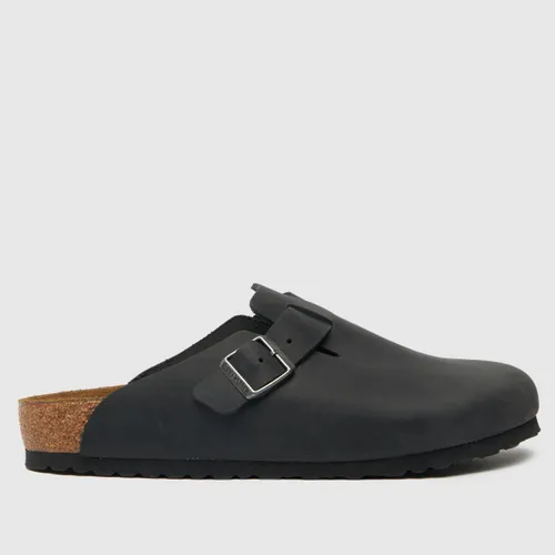 Birkenstock Boston Sandals In Black
