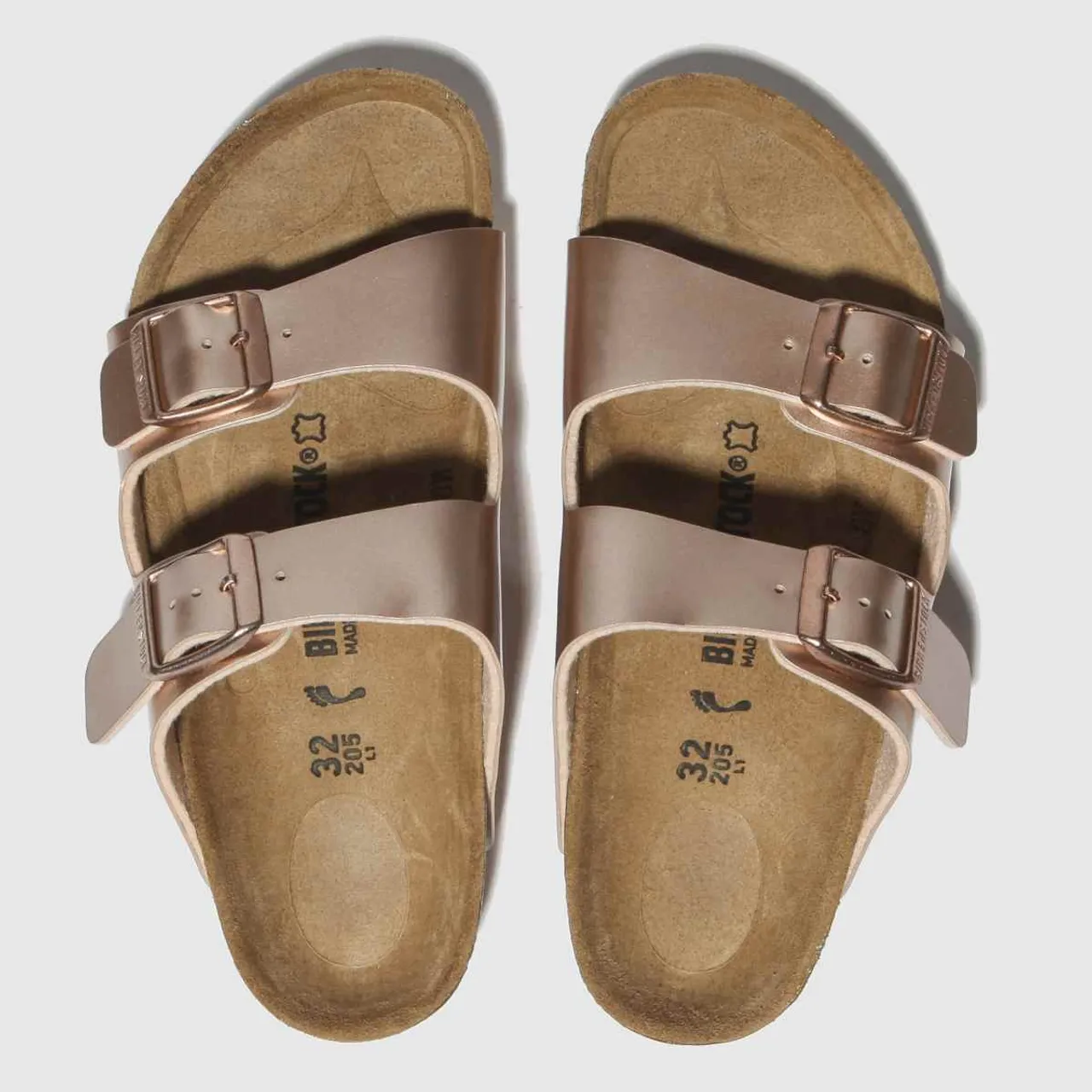 Birkenstock Bronze Arizona Girls Junior Sandals