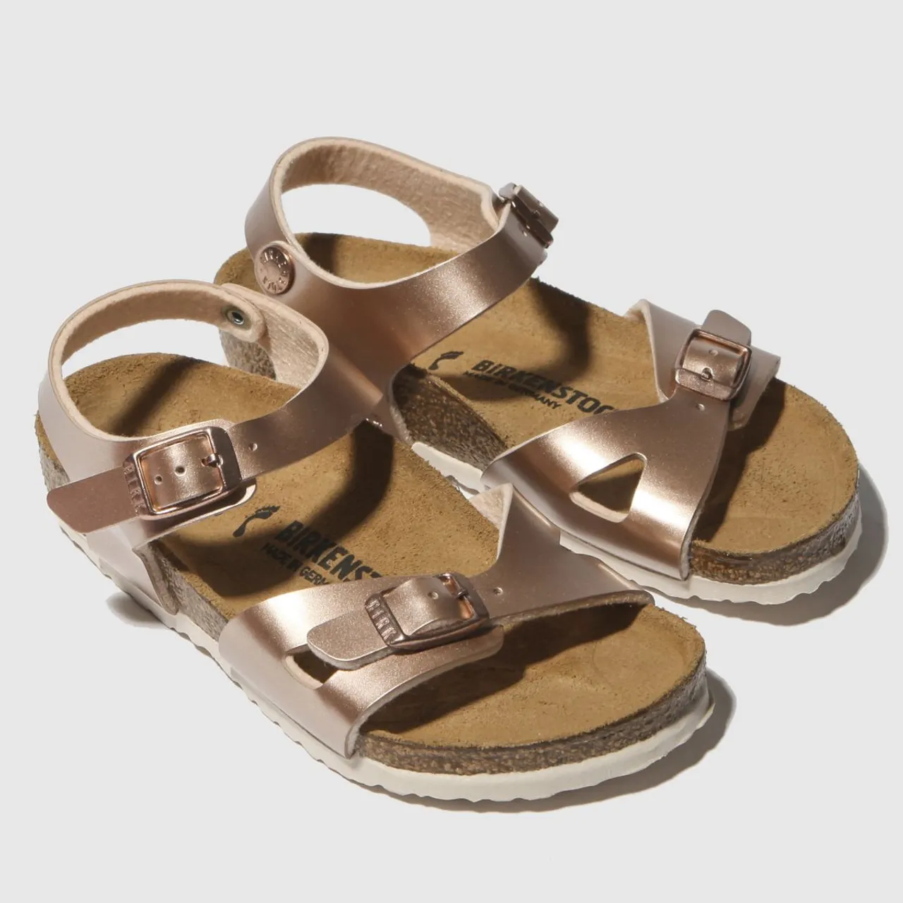 Birkenstock Bronze Rio Girls Toddler Sandals