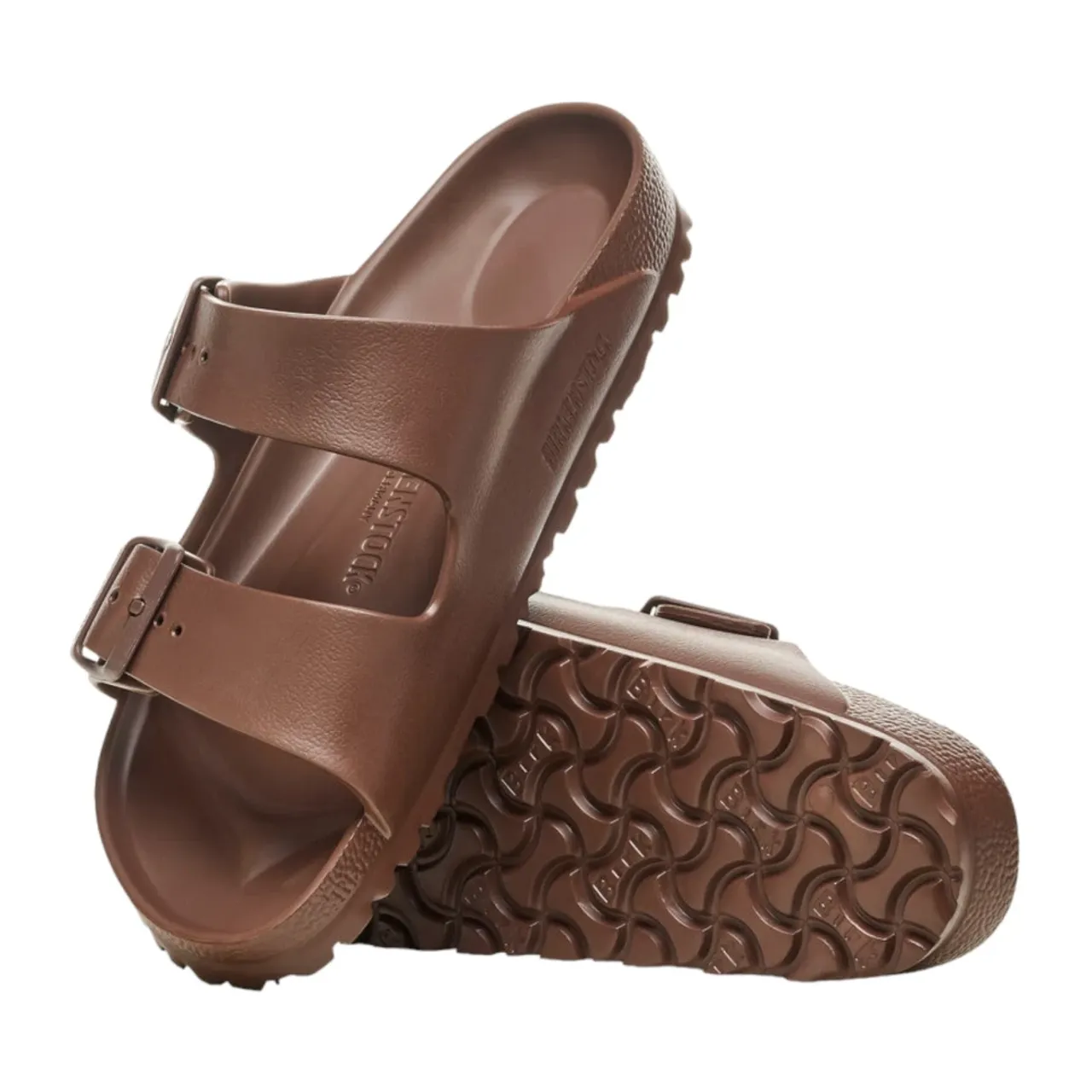 Birkenstock , Brown Leather Sandals ,Brown female, Sizes: