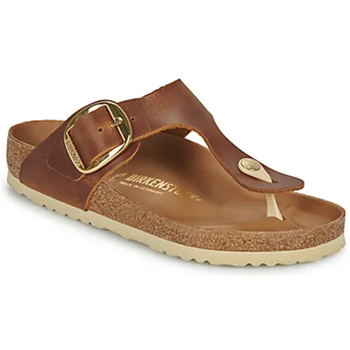 Birkenstock  GIZEH BIG BUCKLE  women's Flip flops / Sandals (Shoes) in Brown